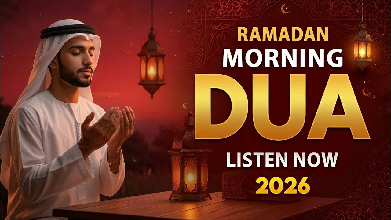 Ramadan Morning Dua 2026 🌙 | Start Your Day With Baraka | Soothing & Powerful Islamic Dua 🤲