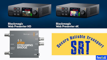 🎥🎤 SRT en los Web Presenter HD, Web Presenter 4K y ATEM Streaming Brigde - ¿En qué beneficia?