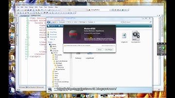 How To Create Widgets Part3 RSS Feed