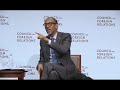 Council on Foreign Relations  a Conversation With President Kagame   New York, 19 September 2017