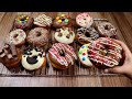 Best donuts recipe  homemade doughnuts with different decoration ideas  soft  fluffy doughnuts