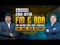 CMA Inter FM & BDA Day Before Sure Shot Strategy For June 26 Attempt