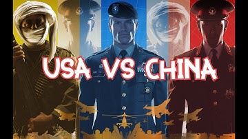 USA vs China (4vs4)  Command & Conquer: Generals – Zero Hour