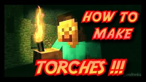 How to make Torches? MULTICRAFT BASIC #7