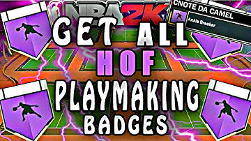 FASTEST WAY TO GET ALL HOF PLAYMAKER BADGES IN 1 DAY | FASTEST METHODS TO USE! NBA 2K17