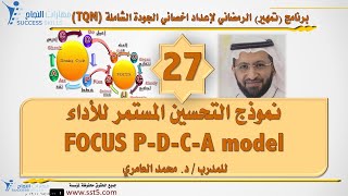 نموذج التحسين المستمر للأداء FOCUS P-D-C-A model  مع د. محمد العامري