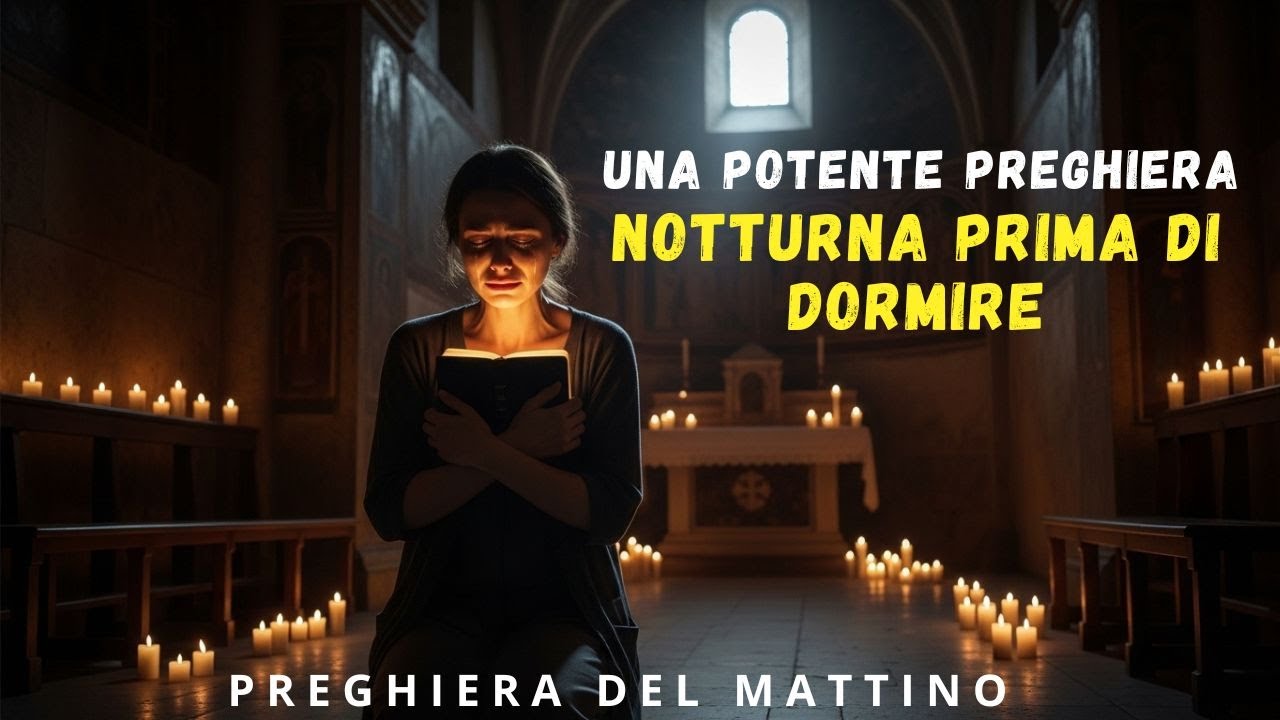 Signore, stasera affido le mie preoccupazioni nelle tue mani | Preghiera della notte