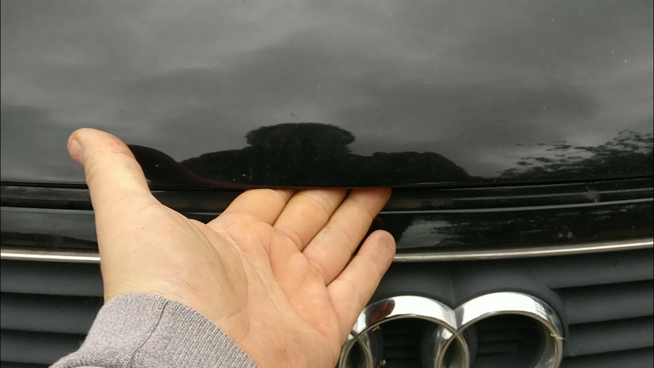 How to open up the bonnet (hood) on an Audi A3 - YouTube