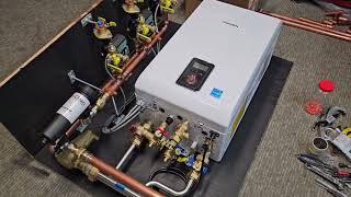 Custom Compact Pre-Built 3 Zone Navien Combi Boiler System