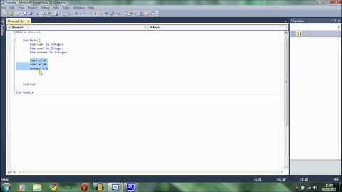 Visual Basic (VB) Tutorial 2: Variables