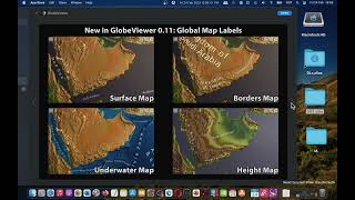 GlobeViewer Mac App Store Basic Overview screenshot 2