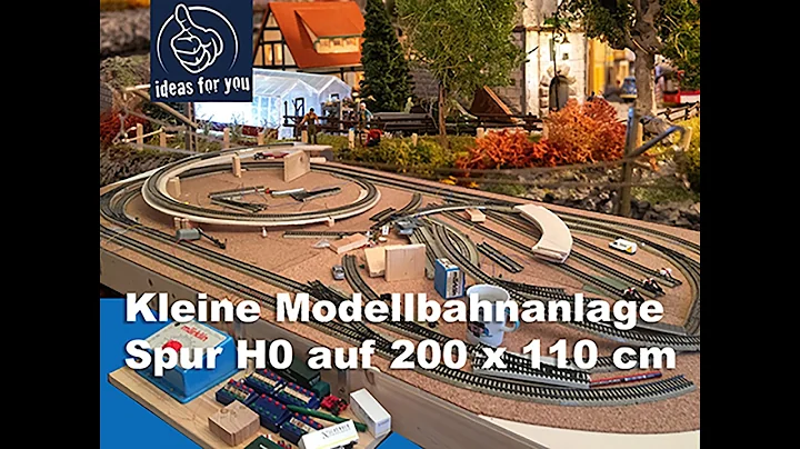 Construction of a small model railway layout on 2 sqm, Märklin gauge H0 with M-tracks