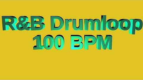 R&B Drum Loop 100 BPM