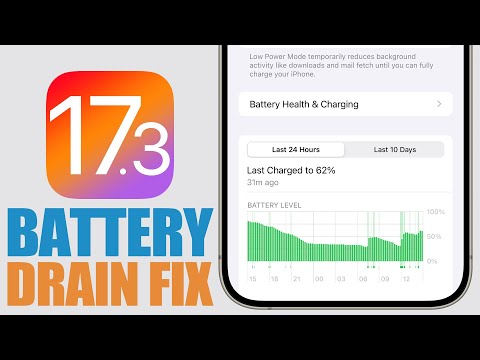 iOS 17.3 - How To FIX Battery DRAIN on iPhone !
