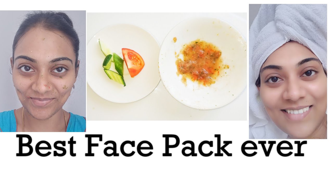 Cucumber & Tomato Face mask, Body scrub for skin lightening Detox