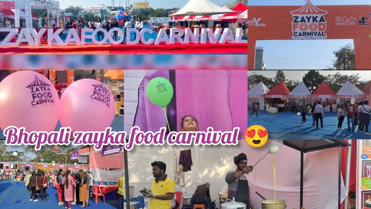 Bhopali zayka food carnival 😍 ️ Best food stall khane ki itni achi