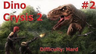 Прохождение Дино Кризис 2  / Walkthrough Dino Crysis 2. HARD [PC] [RU] [1080p/60 FPS]. Часть 2.