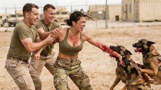 They Threw Her To The K9s—Then This Female Navy SEAL Took Control Instantly.