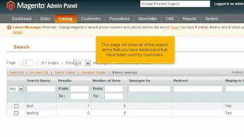 Tutorial: How to manage search terms in Magento Commerce | LayerOnline Web Hosting