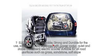 Review A-new Electric Wheelchair - Best Foldable Lightweight Best Heavy Duty  [2019] screenshot 5