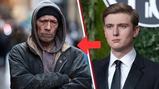 A Homeless Man Asks Barron Trump for $1—Everyone Was Stunned by His Response!