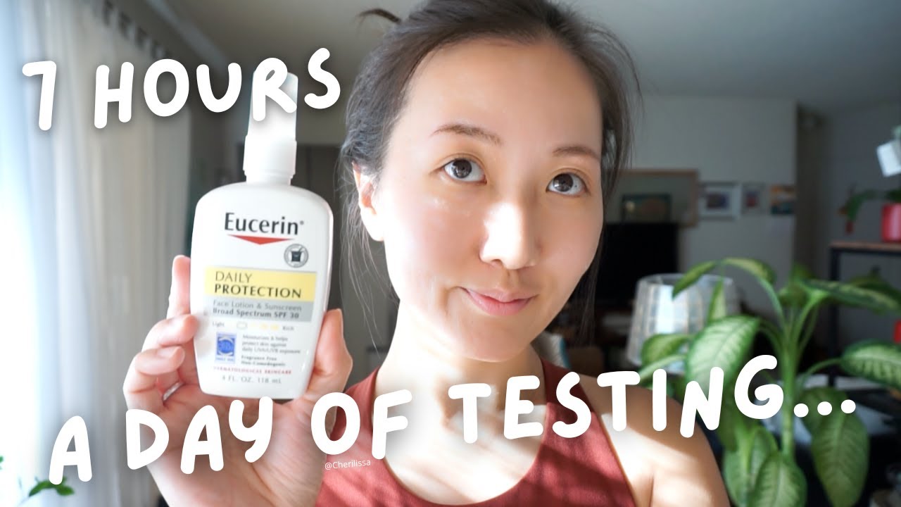 A Day of Testing Eucerin Daily Protection Lotion & Sunscreen | issa YouTube