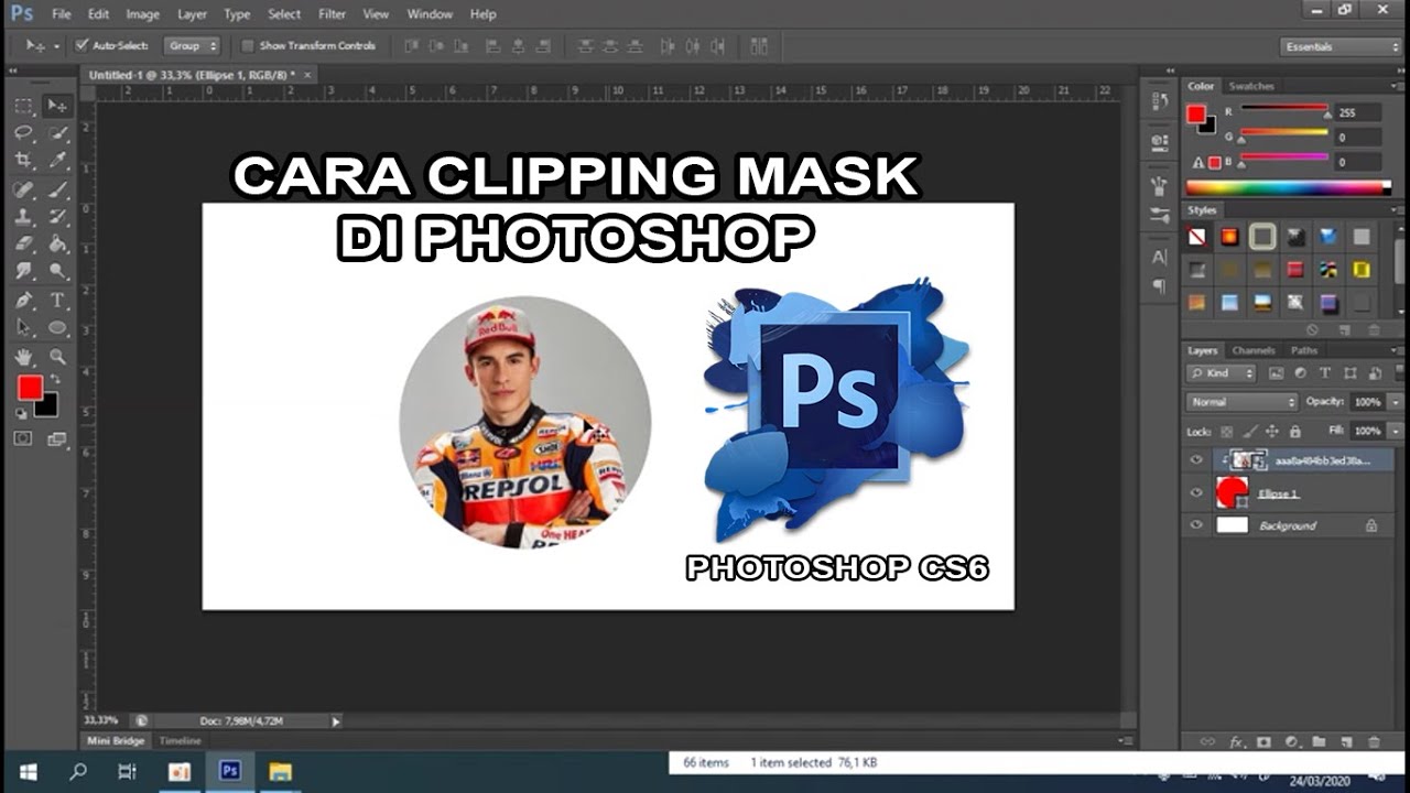 clipping mask photoshop 2022 New CARA CLIPPING MASK DI PHOTOSHOP CS6