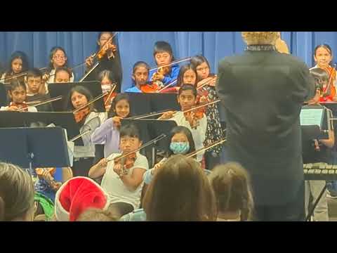 Vinci Park Elementary School Winter Violin concert