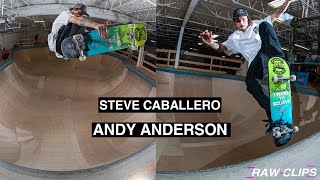 Andy Anderson Steve Caballero Charlie Blair Brad Mcclain RAW CLIPS