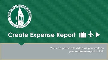 AP Travel Guide   Create Expense Report