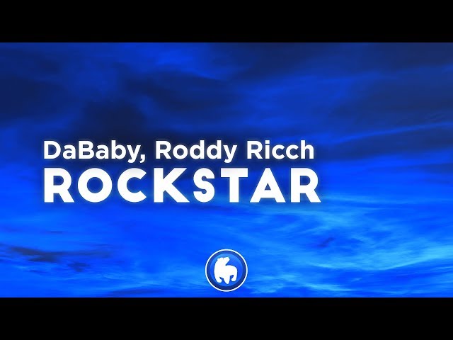 DaBaby - ROCKSTAR (Clean - Lyrics) feat. Roddy Ricch class=