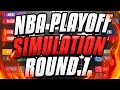 I SIMULATED THE FIRST ROUND OF THE NBA PLAYOFFS IN THE BUBBLE AND THIS HAPPENED... (MUST SEE)