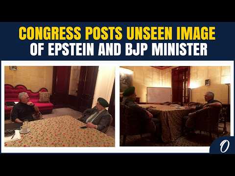 Unseen Image Of BJP Minister Puri And Epstein Out? Congress Raise BIG Question Over Meeting