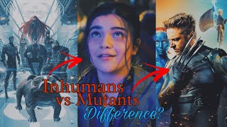 Inhumans vs Mutants || Difference Between Them || #xmen #msmarvel
