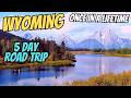 Wyoming road trip 5 days 200 miles