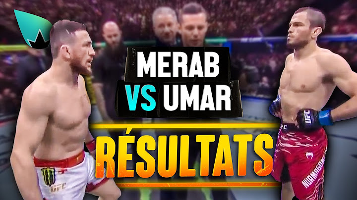 UFC 311 Merab Dvalishvili vs Umar Nurmagomedov - RÉSULTATS