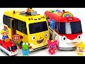 Let's go to kindergarten by Tayo Kinder Bus and Titipo Edu Train~! #PinkyPopTOY