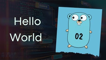 Golang Tutorial 02 • First program in Golang • Hello World in Go programming • fmt in golang
