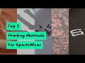 The Top 5 Methods for Printing Logos on Activewear
