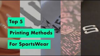 The Top 5 Methods for Printing Logos on Activewear