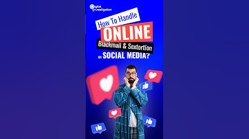 How To Handle Online Blackmail & Sextortion on Social Media? #shorts #sextortion #howto #blackmail