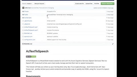 Learning about PowerShell and Azure Cognitive Services Text to Speech