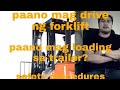 HOW TO DRIVE FORKLIFT?PAANO MAG LOAD SA TRAILER?/SAFETY REMINDERS FOR DRIVING FORKLIFT