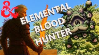 New Blood Hunter Subclass: Order of the Elements D&D 5e Homebrew