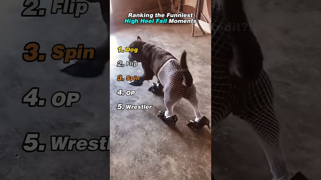 Ranking the Funniest High Heel Fail Moments