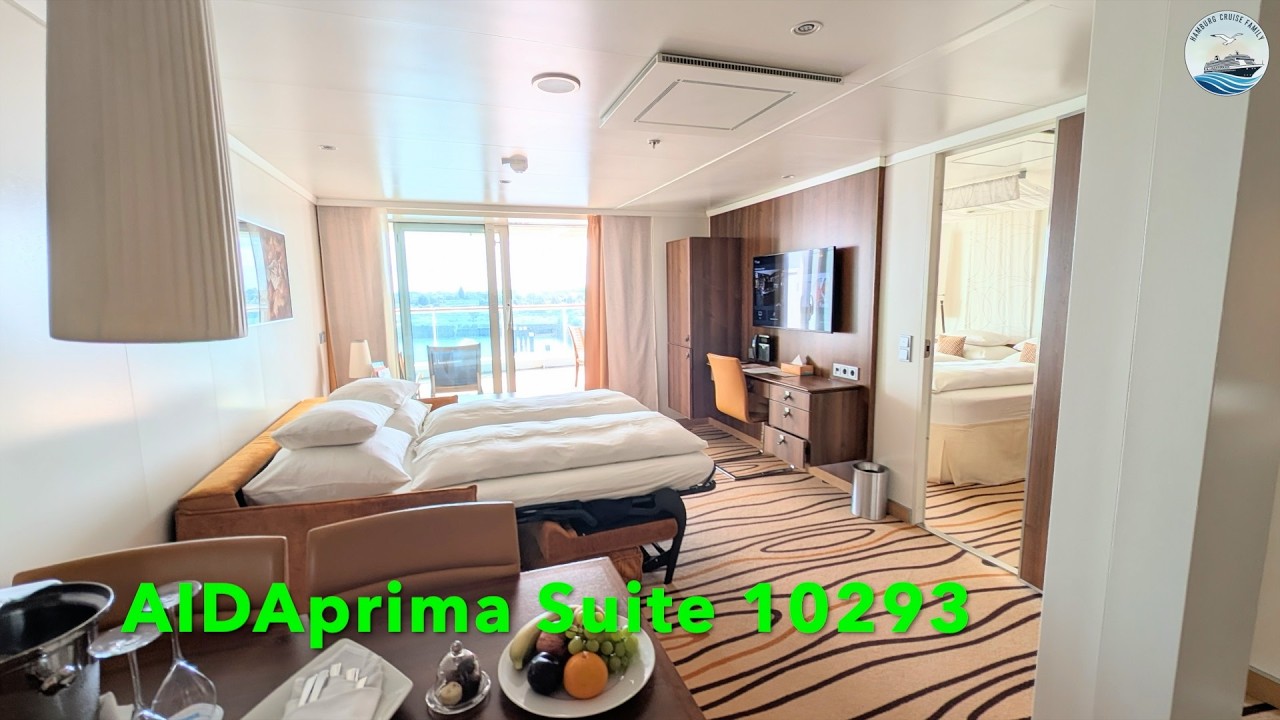 Kabinenrundgang AIDAprima 10293 (Premium-Suite SB)