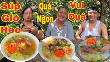 Tiên IQ | Cùng Ba Mẹ Và Huỳnh Như Vlog Nấu Nồi Súp Chân Giò Heo Ăn Trưa Cùng Gia Đình