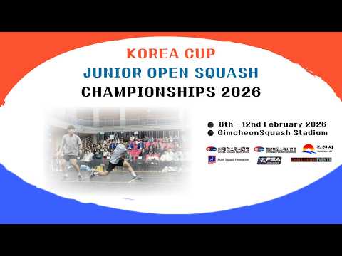 [Court A Day2] 2026 KOREA CUP JUNIOR OPEN & PSA CHALLENGER 6
