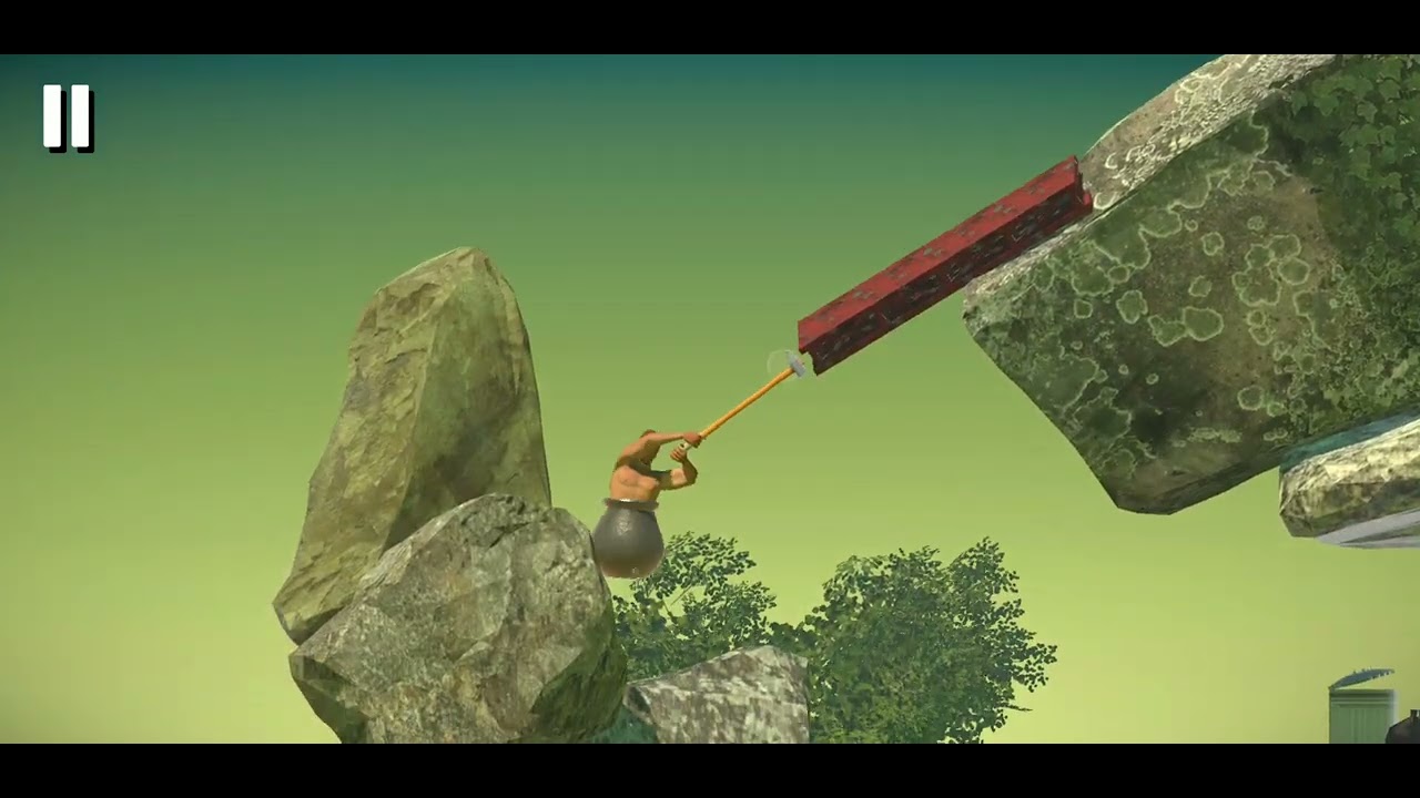 Playing getting over it - YouTube