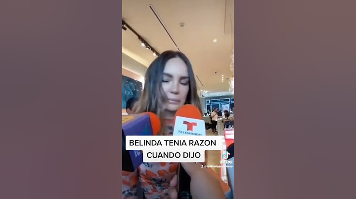 BELINDA TENIA RAZÓN